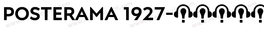 Posterama 1927字体转换